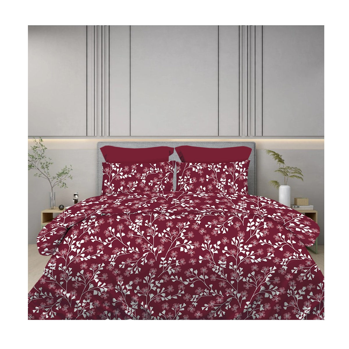 Σετ Σεντόνια 2x(2,45x2,60εκ) + 2x(52x72εκ) Daisy Redwine