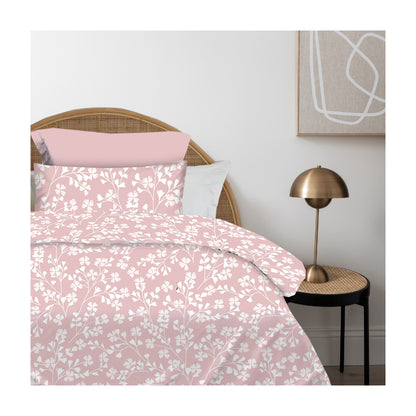 Σετ Σεντόνια 2x(1,75x2,60εκ) + 1x(52x72εκ) Daisy Dusty Rose