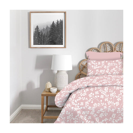 Σετ Σεντόνια 2x(1,75x2,60εκ) + 1x(52x72εκ) Daisy Dusty Rose