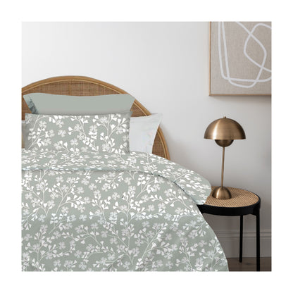 Παπλωματοθήκες Μονές Daisy Grey