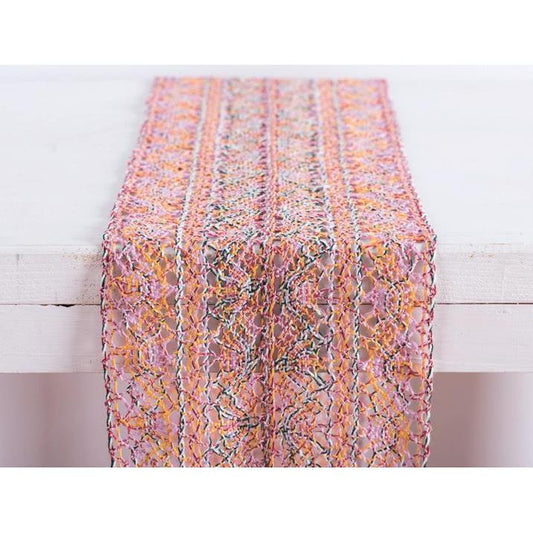 Δαντέλα Βαμβακερή Boho Πετρόλ 23x250εκ