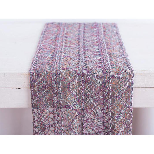 Δαντέλα Βαμβακερή Boho Τυρκουάζ 23x250εκ