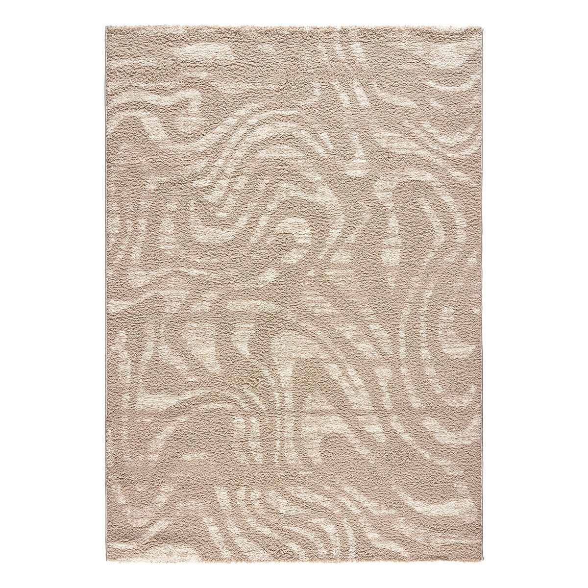 Διάδρομος με το Μέτρο Puffy Art 9656 66εκ Μπεζ