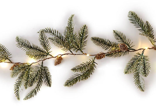 Διακοσμητική Γιρλάντα Pine με Φωτισμό 180εκ