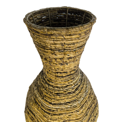 Διακοσμητικό Βάζο Lerpon Banana Rope σε Φυσική Απόχρωση Φ40x100