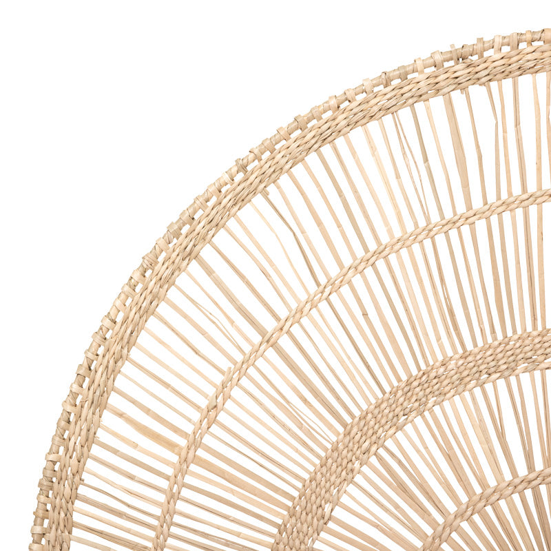 Διακοσμητικό Τοίχου Padma PE Rattan σε Φυσική Απόχρωση 60.7x1.5x35.5