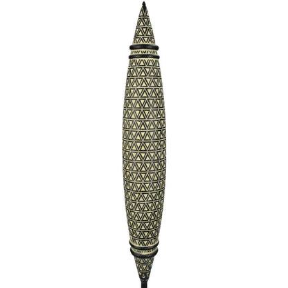Διακοσμητικό Tribal Μαύρο Polyresin 10x10x45