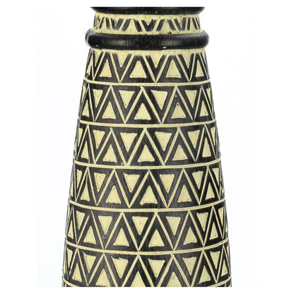 Διακοσμητικό Tribal Μαύρο Polyresin 10x10x45