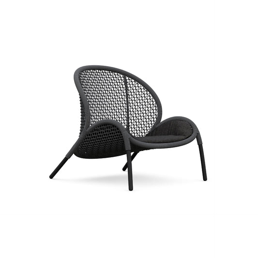 Dune/L-Ανθρακί Lounge Kαρέκλα 80x95x89