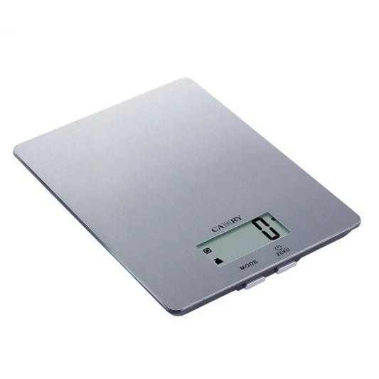 Ψηφιακή Ζυγαριά Κουζίνας Ακριβείας Ανοξείδωτη Ασημί 23x17x2