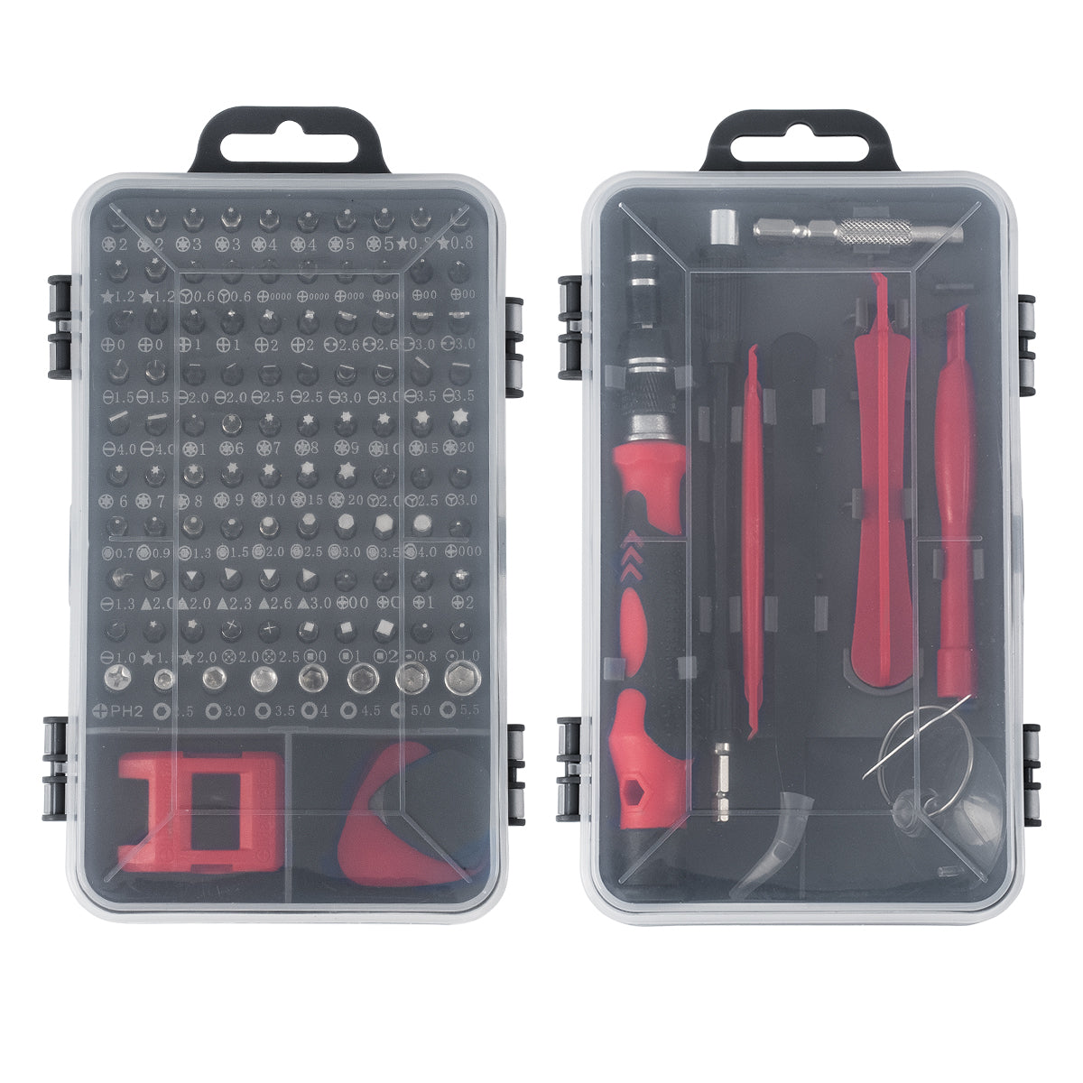 ELEKIT 79999 Ολοκληρωμένο Mini DIY ΚΙΤ με 115 Μικροεργαλεία σε 1 Βαλιτσάκι για Επισκευές Κινητών Τηλεφώνων, Laptop, Οπτικών & κλπ Μικροεπισκευών