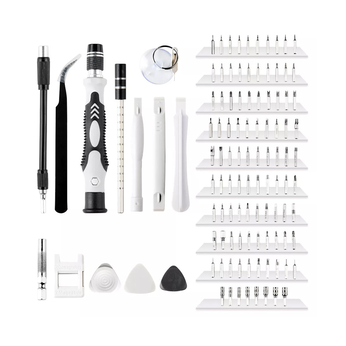 ELEKIT 79999 Ολοκληρωμένο Mini DIY ΚΙΤ με 115 Μικροεργαλεία σε 1 Βαλιτσάκι για Επισκευές Κινητών Τηλεφώνων, Laptop, Οπτικών & κλπ Μικροεπισκευών