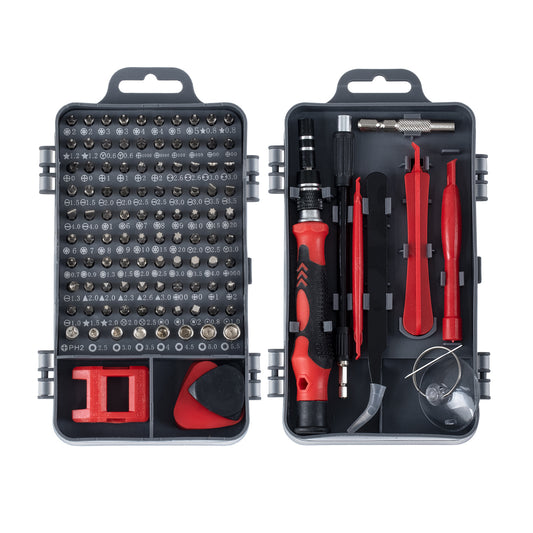ELEKIT 79999 Ολοκληρωμένο Mini DIY ΚΙΤ με 115 Μικροεργαλεία σε 1 Βαλιτσάκι για Επισκευές Κινητών Τηλεφώνων, Laptop, Οπτικών & κλπ Μικροεπισκευών