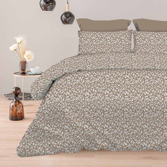 Σετ Σεντόνια 2x(2,45x2,60εκ) + 2x(52x72εκ) Emelia Beige