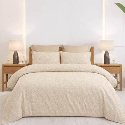 Σεντόνια King Size Σετ 2 x 2.60x2.80εκ + 2 x 52x72εκ Emily Beige