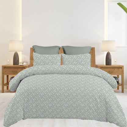 Σεντόνια King Size Σετ 2 x 2.60x2.80εκ + 2 x 52x72εκ Emily Grey