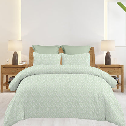 Σεντόνια Υπέρδιπλα Σετ 2 x 2.45x2.60εκ + 2 x 52x72εκ Emily Olive