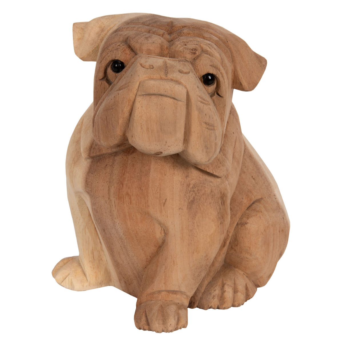 ΕΠΙΤΡΑΠΕΖΙΟ ΔΙΑΚΟΣΜΗΤΙΚΟ DOZER BULLDOG ΞΥΛΟ SUAR ΣΕ ΦΥΣΙΚΟ ΧΡΩΜΑ 18x14x20