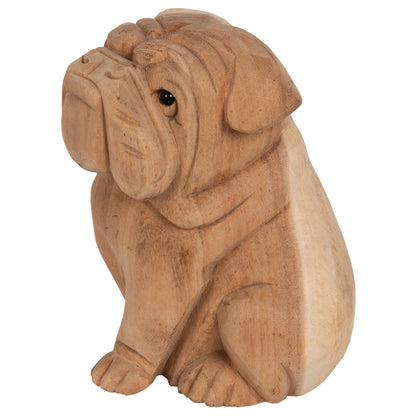 ΕΠΙΤΡΑΠΕΖΙΟ ΔΙΑΚΟΣΜΗΤΙΚΟ DOZER BULLDOG ΞΥΛΟ SUAR ΣΕ ΦΥΣΙΚΟ ΧΡΩΜΑ 18x14x20