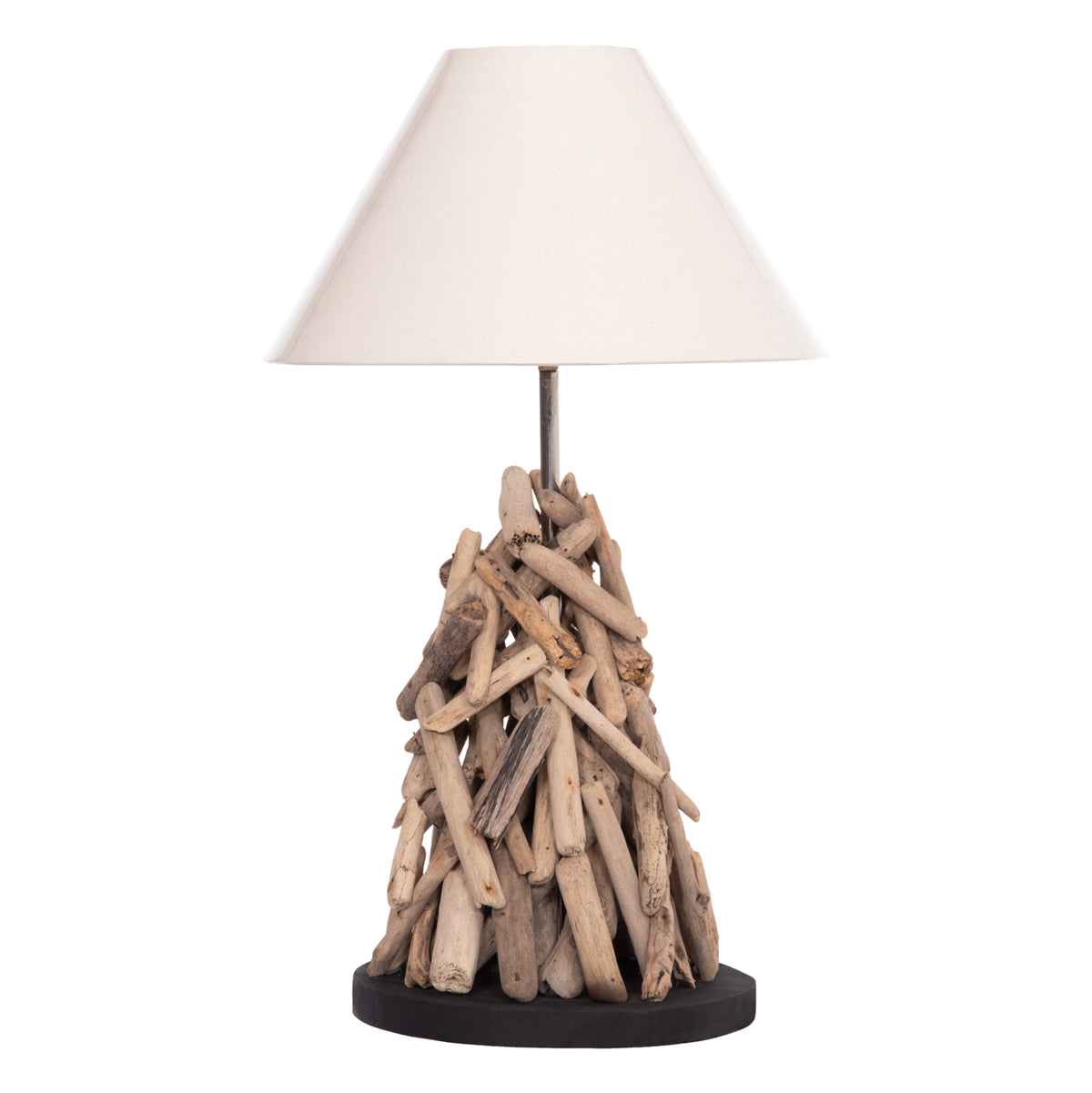 ΕΠΙΤΡΑΠΕΖΙΟ ΦΩΤΙΣΤΙΚΟ TWIGGY DRIFTWOOD & ΛΕΥΚΟ ΚΑΠΕΛΟ Φ35x61