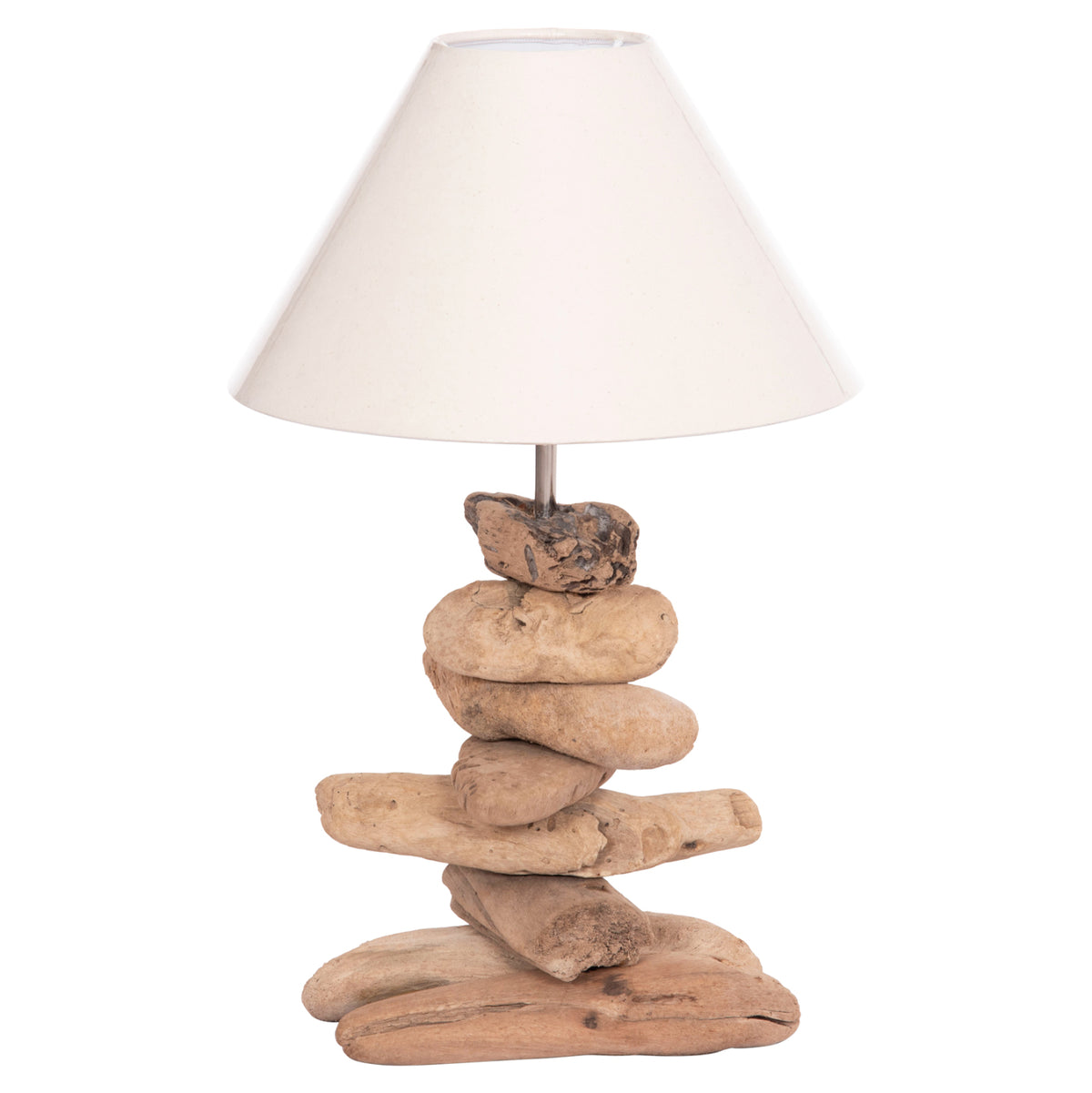 ΕΠΙΤΡΑΠΕΖΙΟ ΦΩΤΙΣΤΙΚΟ TYGO DRIFTWOOD & ΛΕΥΚΟ ΚΑΠΕΛΟ Φ35x57