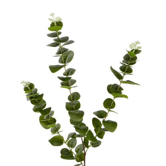 EUCALYPTUS BRANCH 20484 Τεχνητό Διακοσμητικό Κλαδί Ευκάλυπτου Πράσινο Π30 x Μ30 x Υ80m