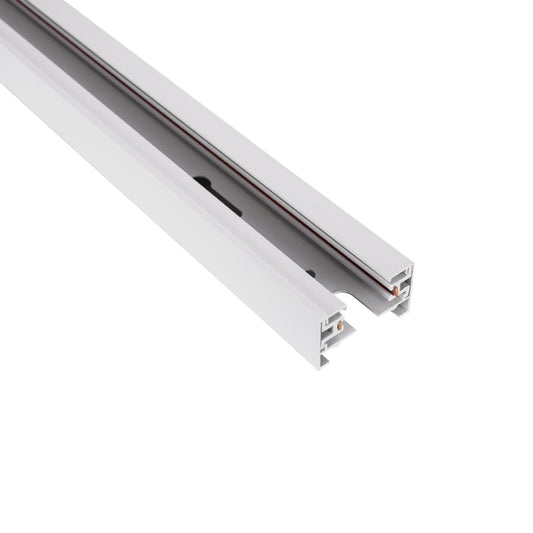 EUROTRACK-1PH 60902 Μονοφασική Ράγα 2 Καλωδίων 1L+1N για Σύστημα Ράγας Eurotrack-1PH AC 220-240V IP20 - Λευκό Ματ - Μ100 x Π3.6 x Υ2