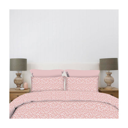 Σετ Σεντόνια 2x(2,45x2,60εκ) + 2x(52x72εκ) Emelia Dusty Rose