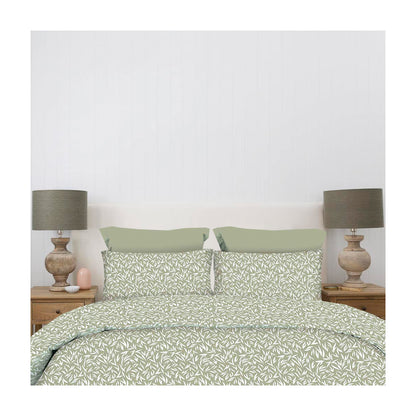 Σετ Σεντόνια 2x(2,45x2,60εκ) + 2x(52x72εκ) Emelia Olive