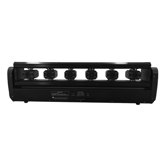 Επαγγελματική Μπάρα Laser με 6x300mw/638nm Κεφαλές 230V 3° DMX512 Μπλε 51134