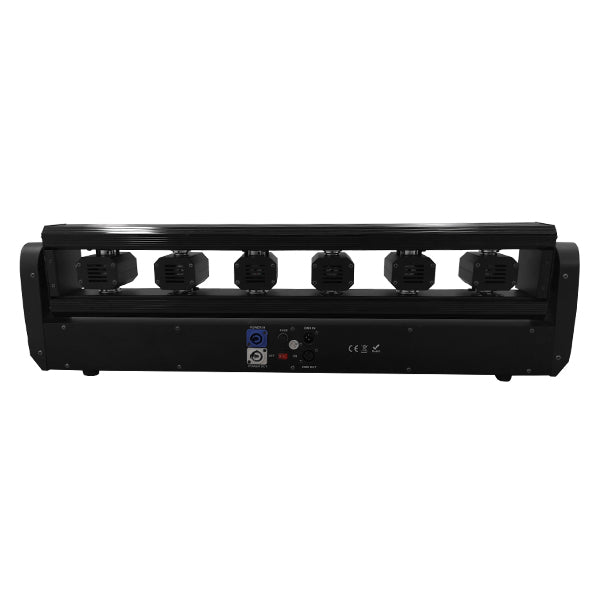Επαγγελματική Μπάρα Laser με 6x60mw/532nm Κεφαλές 230V 3° DMX512 Πράσινο 51164