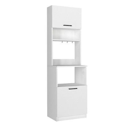 Έπιπλο Κουζίνας Tuco 1 Χρώμα Λευκό 53,8x40x180