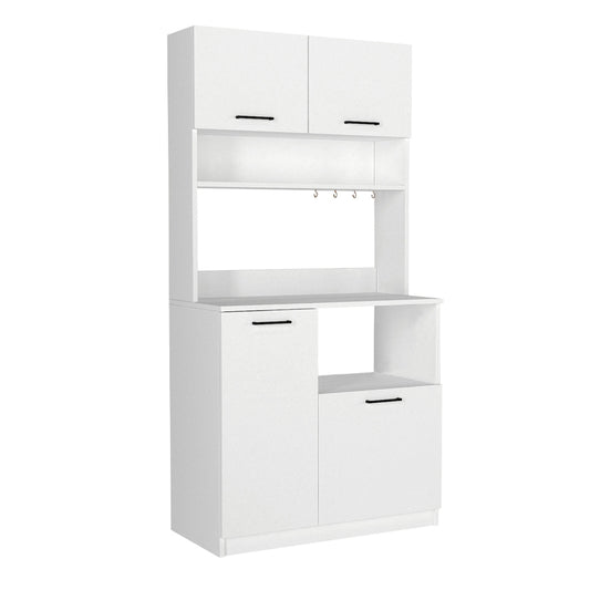 Έπιπλο Κουζίνας Tuco 2 Χρώμα Λευκό 90x40x180