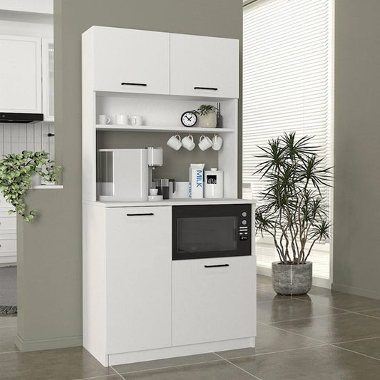 Έπιπλο Κουζίνας Tuco 2 Χρώμα Λευκό 90x40x180