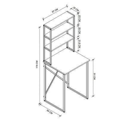 Έπιπλο Πλυντηρίου Bobby Χρώμα Λευκό 67x60x178