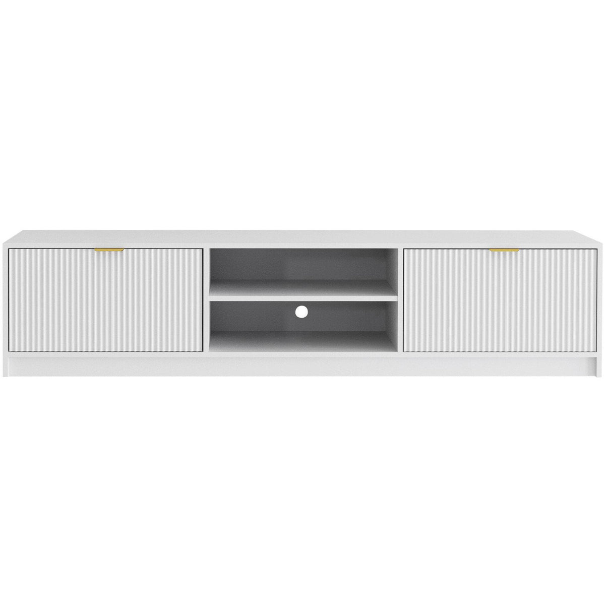 Έπιπλο Τηλεόρασης Allegro Plus Λευκό 180x40x40