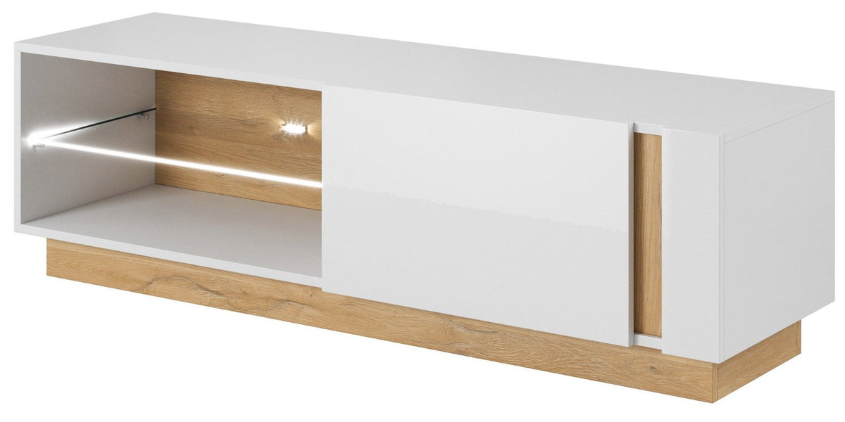 Έπιπλο Τηλεόρασης Arcan I Λευκό 138.1x40x45.5