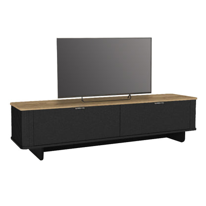 Έπιπλο Τηλεόρασης Bohema Χρώμα Μαύρο - Sepet Oak 180x47x45,6