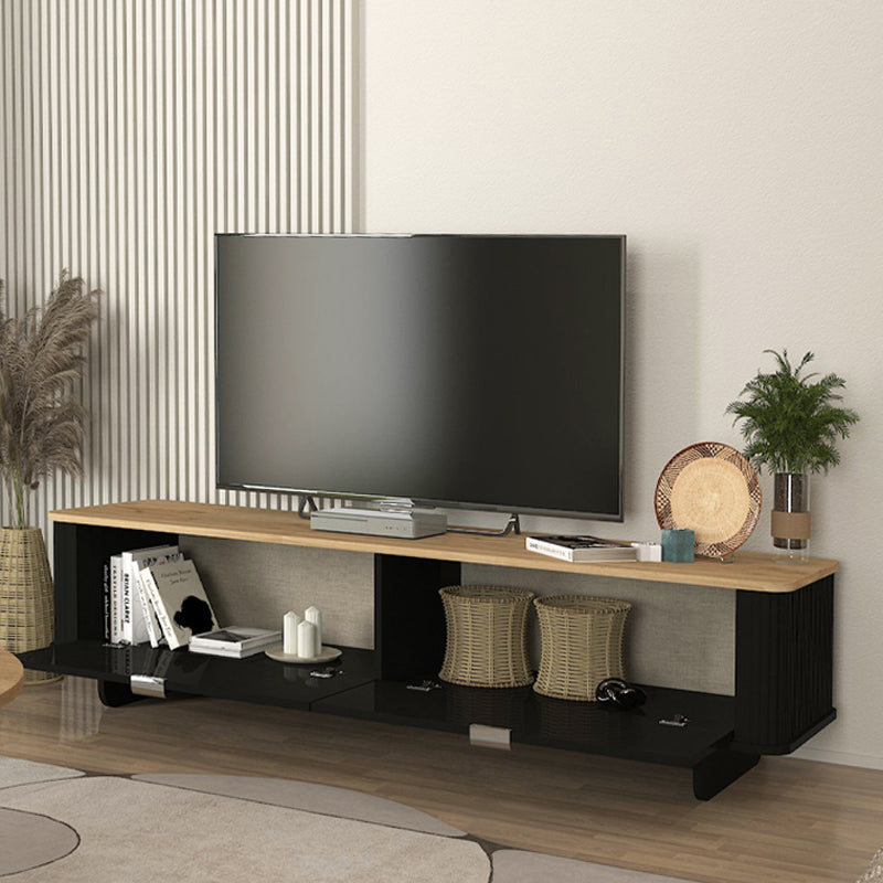 Έπιπλο Τηλεόρασης Bohema Χρώμα Μαύρο - Sepet Oak 180x47x45,6