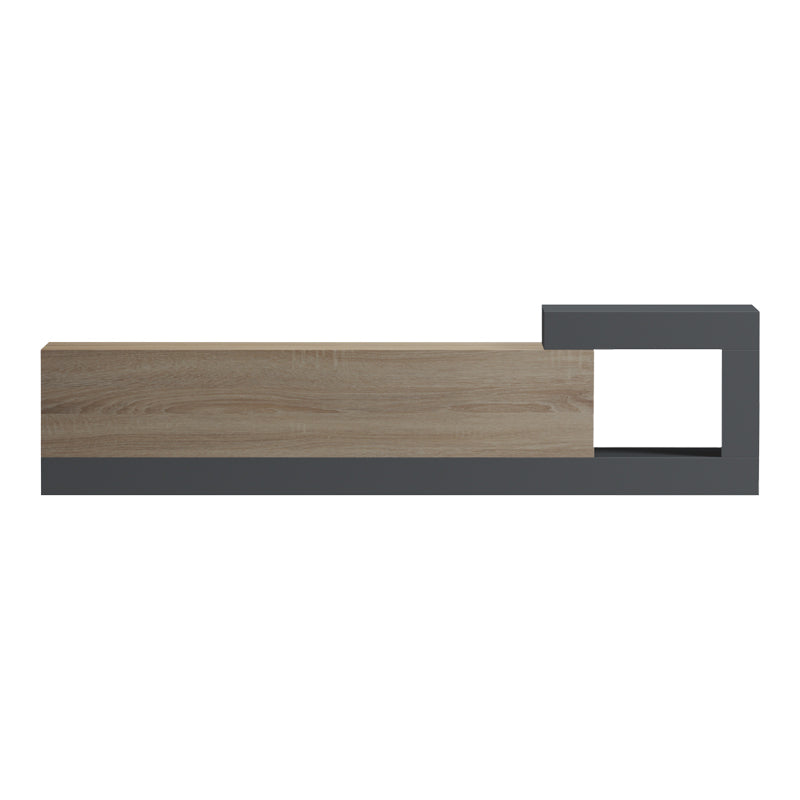 Έπιπλο Τηλεόρασης Επιτοίχιο Flato Sonoma-Ανθρακί 150x29.5x38.5