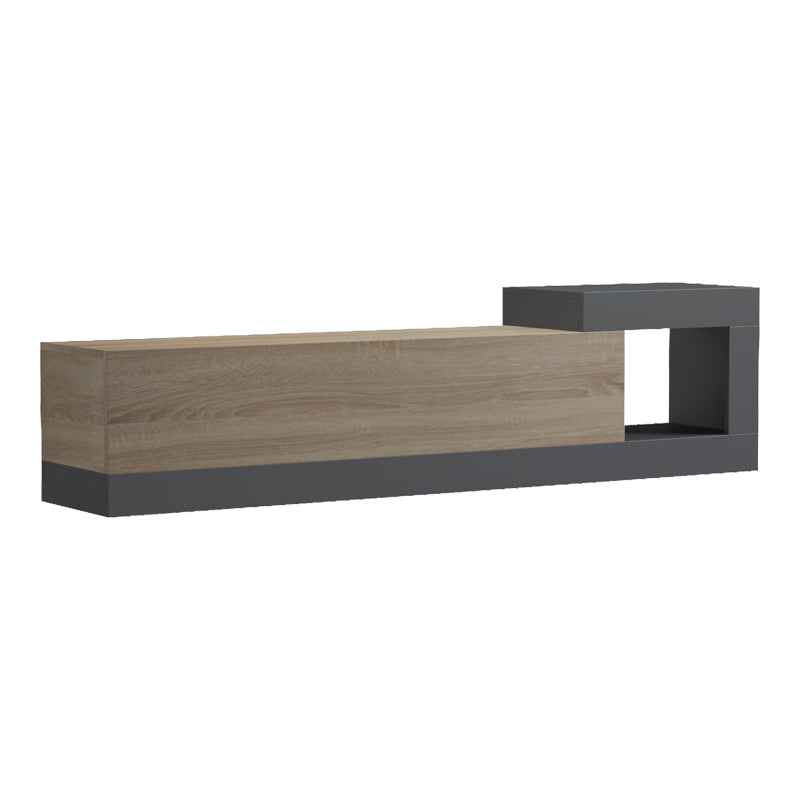 Έπιπλο Τηλεόρασης Επιτοίχιο Flato Sonoma-Ανθρακί 150x29.5x38.5
