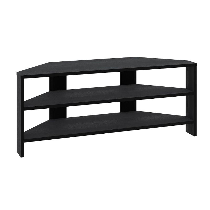 Έπιπλο Τηλεόρασης Γωνιακό Thales Χρώμα Black Wood 110x36x45