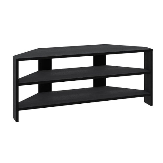 Έπιπλο Τηλεόρασης Γωνιακό Thales Χρώμα Black Wood 110x36x45