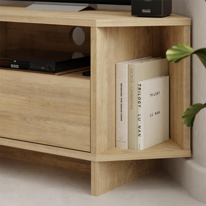 Έπιπλο Τηλεόρασης Γωνιακό Viva Χρώμα Sapphire Oak 95,7x35,4x45