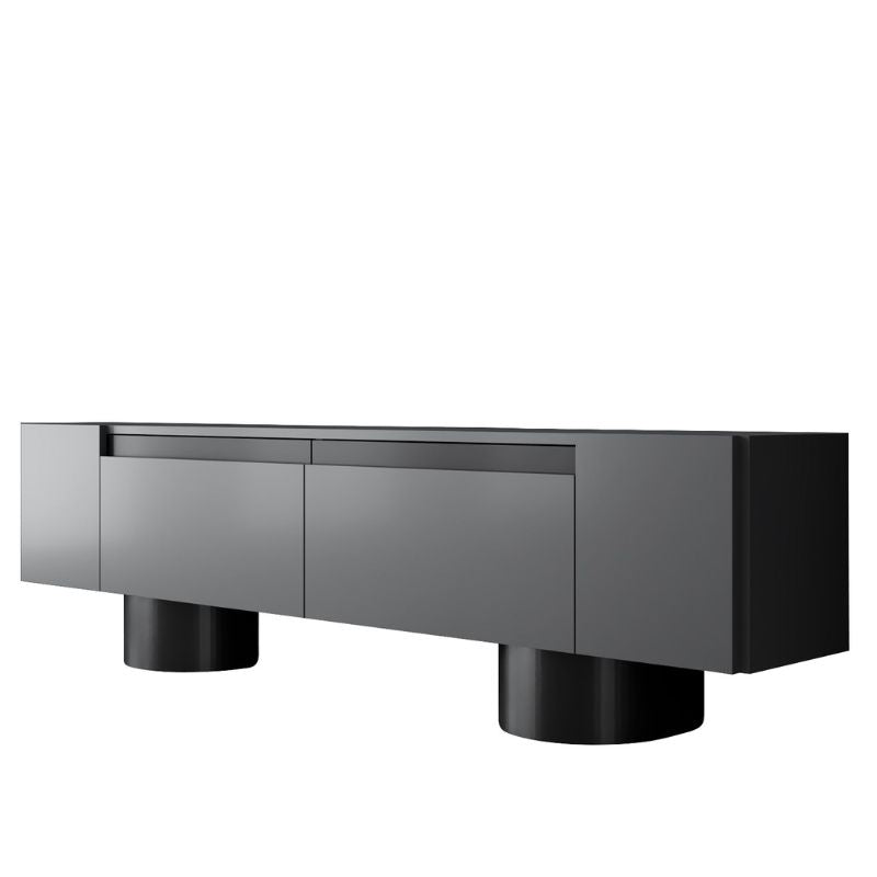 Έπιπλο Τηλεόρασης Haven Χρώμα Ανθρακί 180x30x50