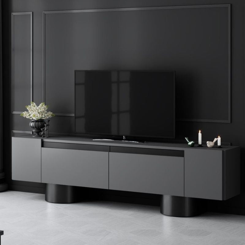 Έπιπλο Τηλεόρασης Haven Χρώμα Ανθρακί 180x30x50