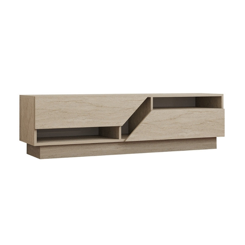 Έπιπλο Τηλεόρασης Koza Χρώμα Travertine 160x40x45