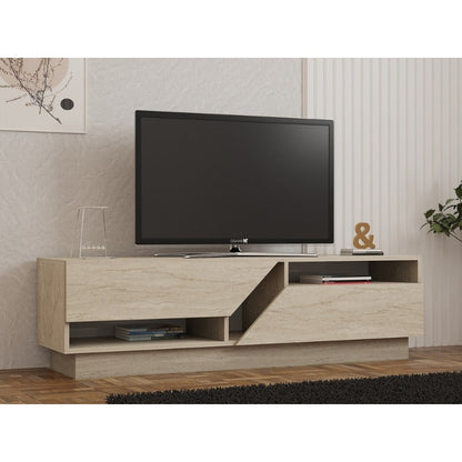 Έπιπλο Τηλεόρασης Koza Χρώμα Travertine 160x40x45