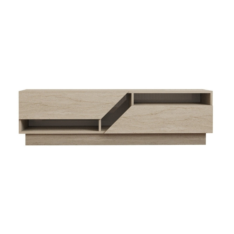 Έπιπλο Τηλεόρασης Koza Χρώμα Travertine 160x40x45