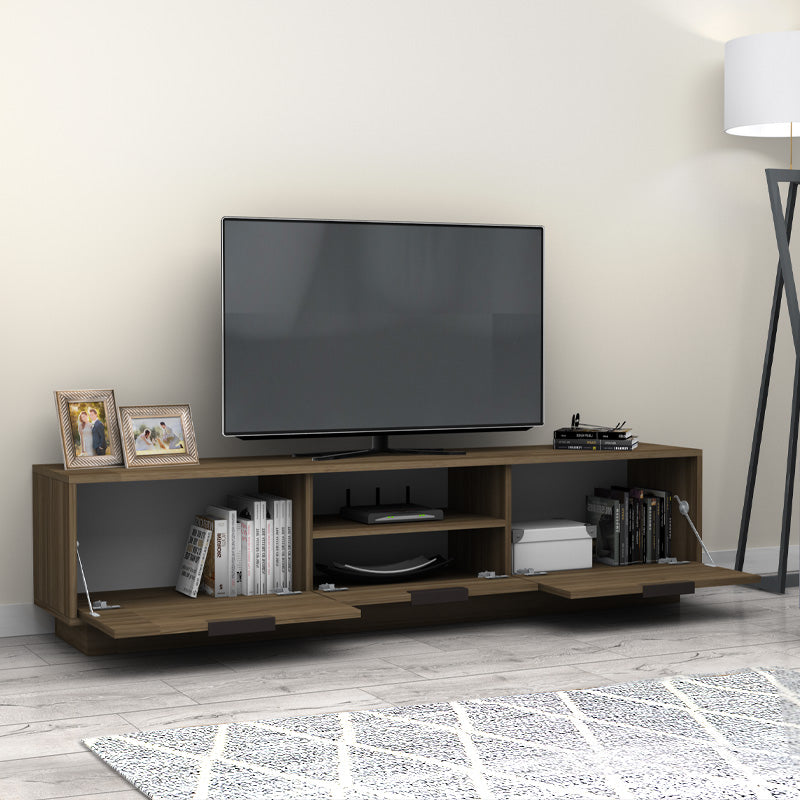 Έπιπλο Τηλεόρασης Mensa Χρώμα Καρυδί 180x35x43